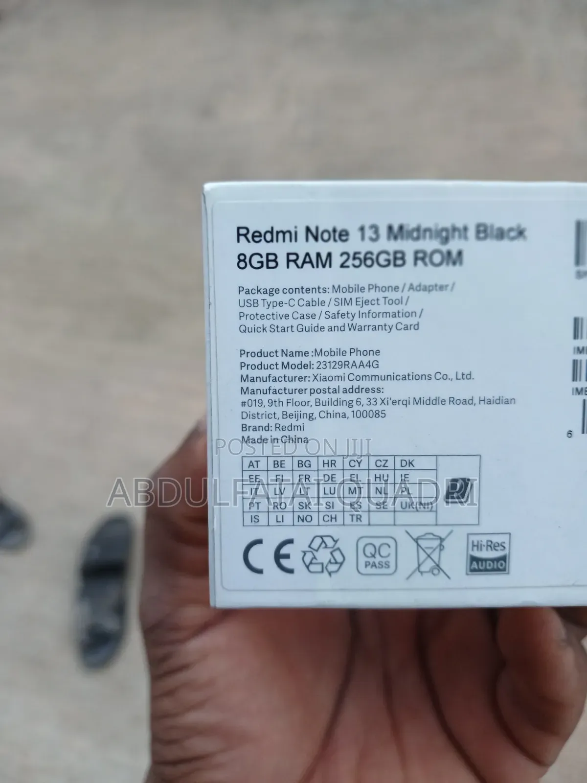 Xiaomi Redmi Note 13 256 GB Gold