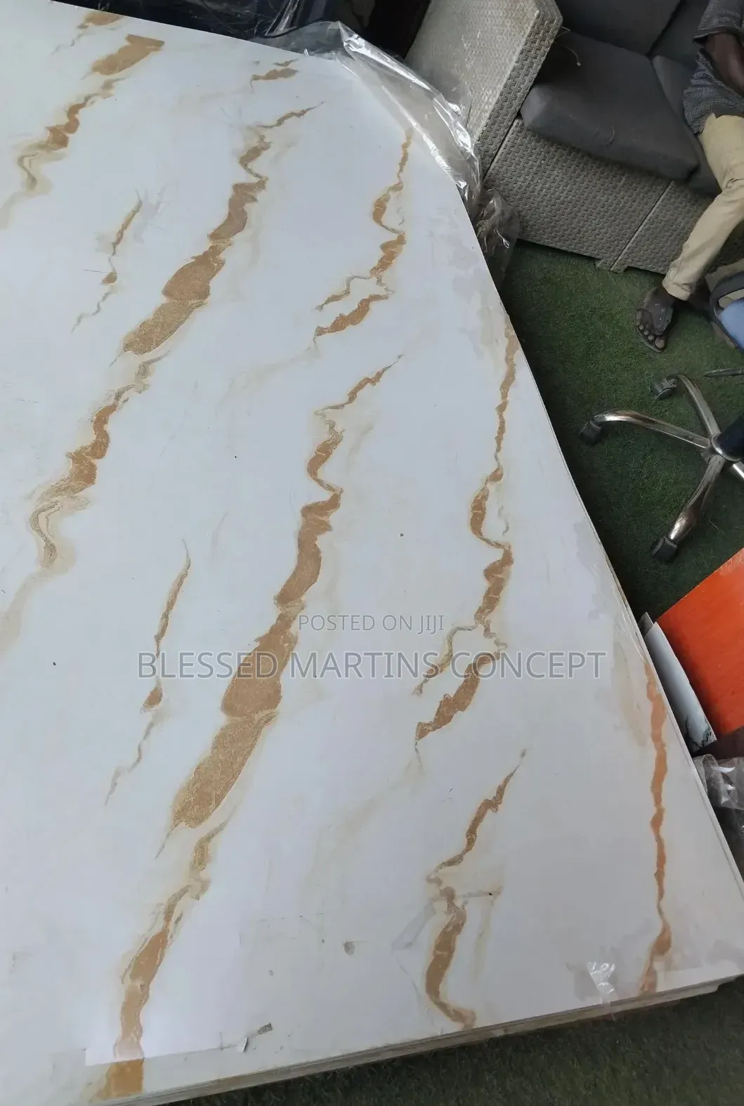 Quality UV PVC Marble Sheet, Good for Wall Cladding - BLESSED MARTINS ...