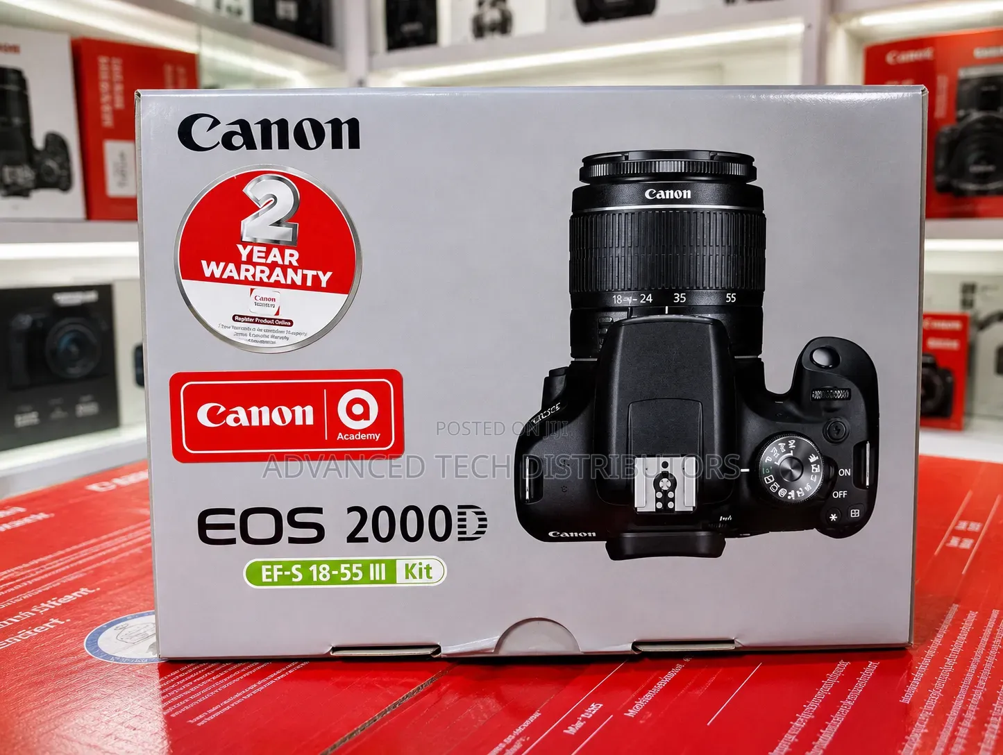 Canon Eos 2000d Ef-S 18-55 III Kit