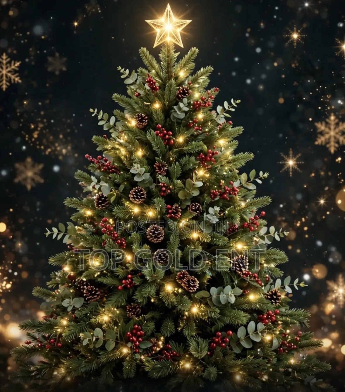 Pine Glow Christmas Tree With Light