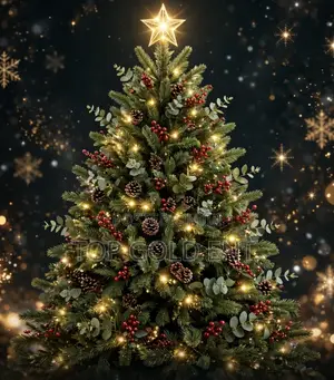 Pine Glow Christmas Tree With Light