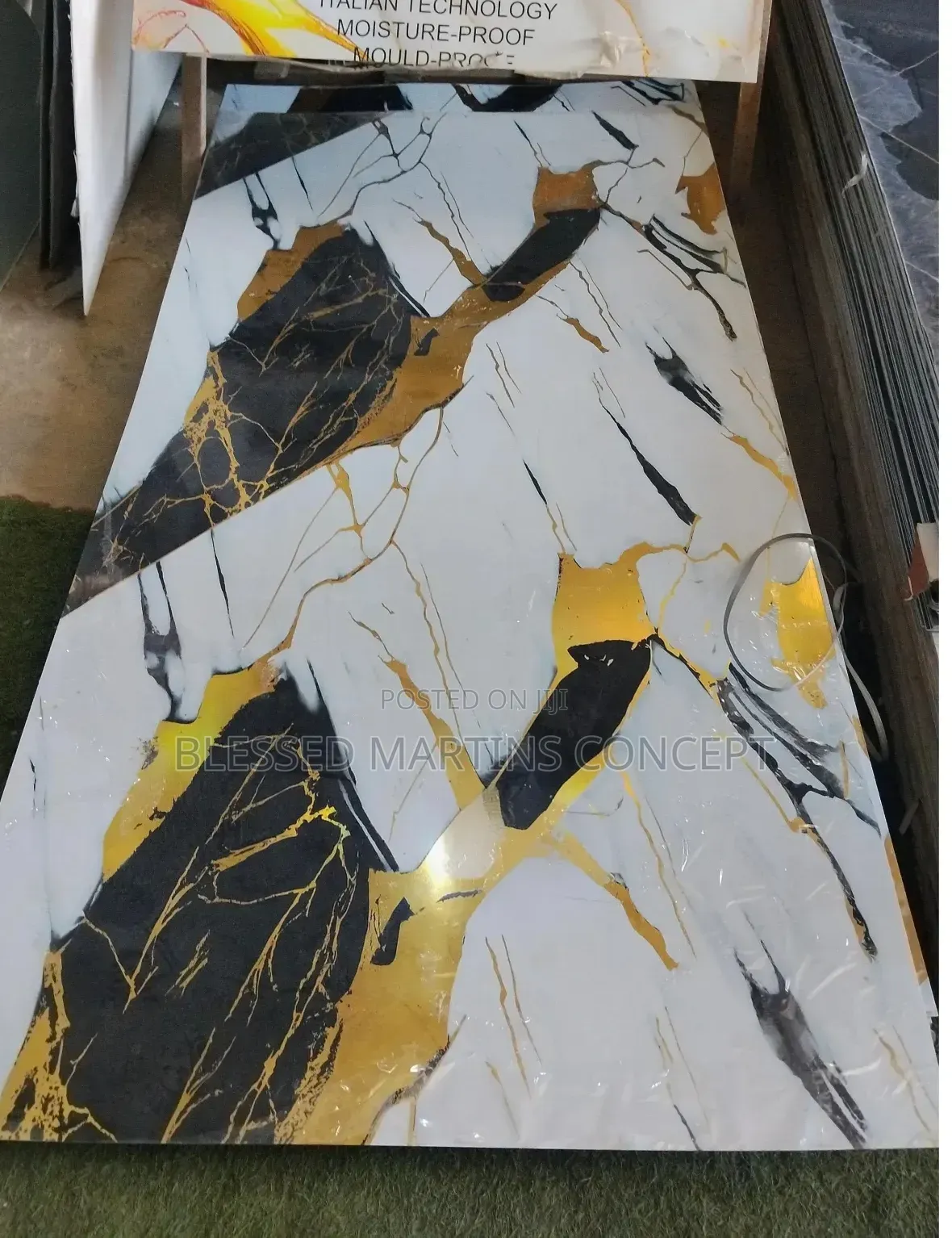 Quality PVC Marble UV Board, Good for Wall Interior Cladding
