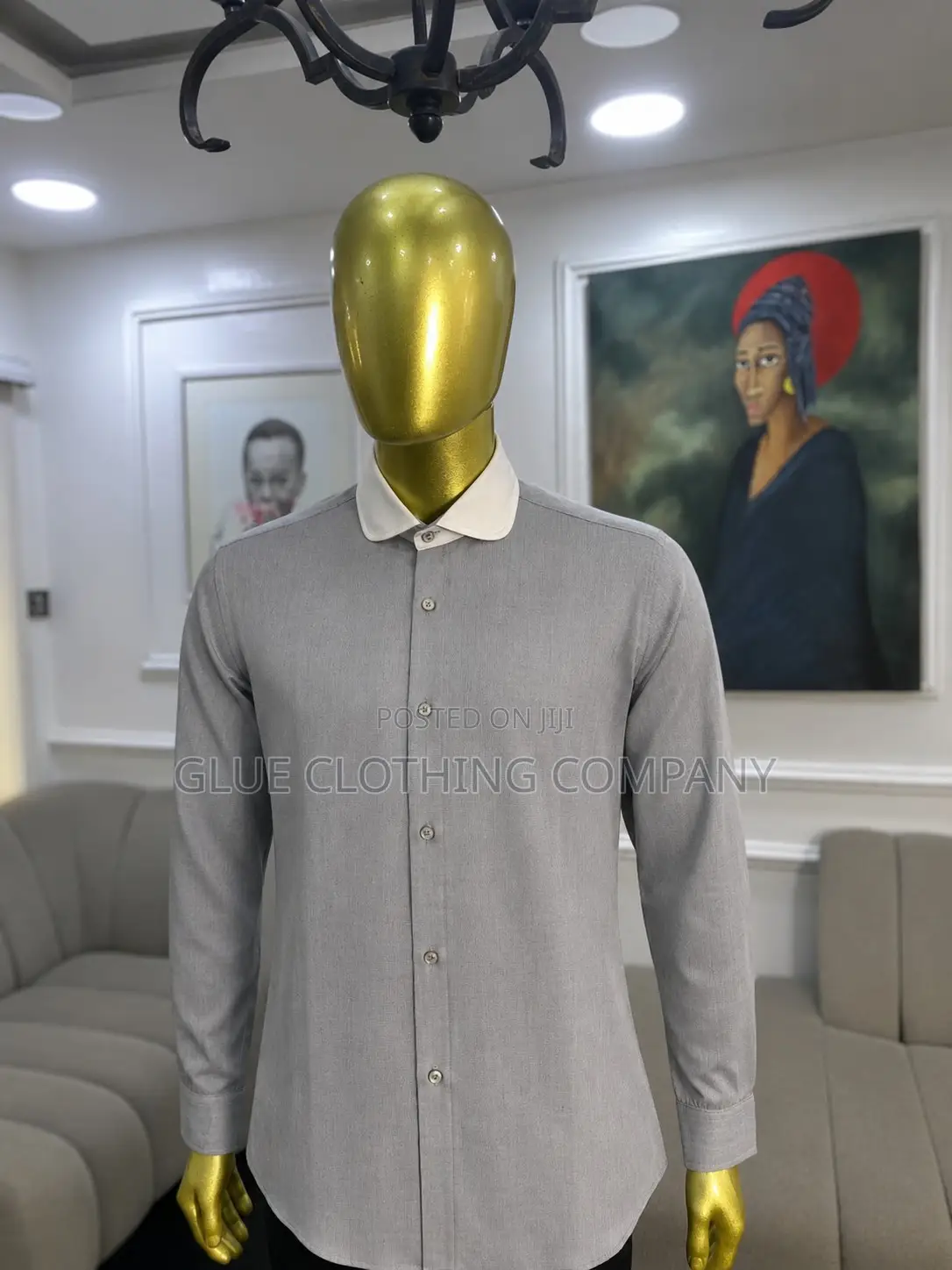 Grey Pique Shirt