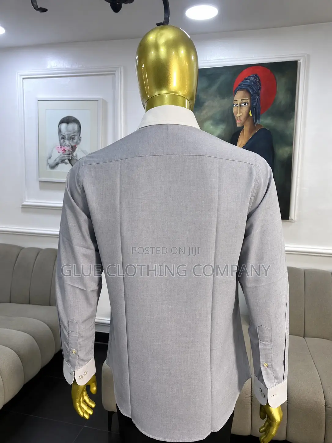 Grey Pique Shirt