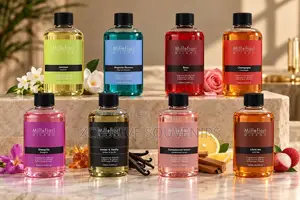 250ml Hassett Green/Millefiori Reed Diffuser Refill