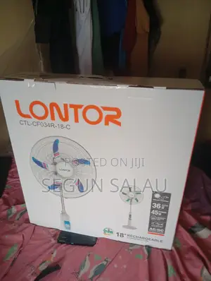 Lontor 18 Inches Rechargeable Fan