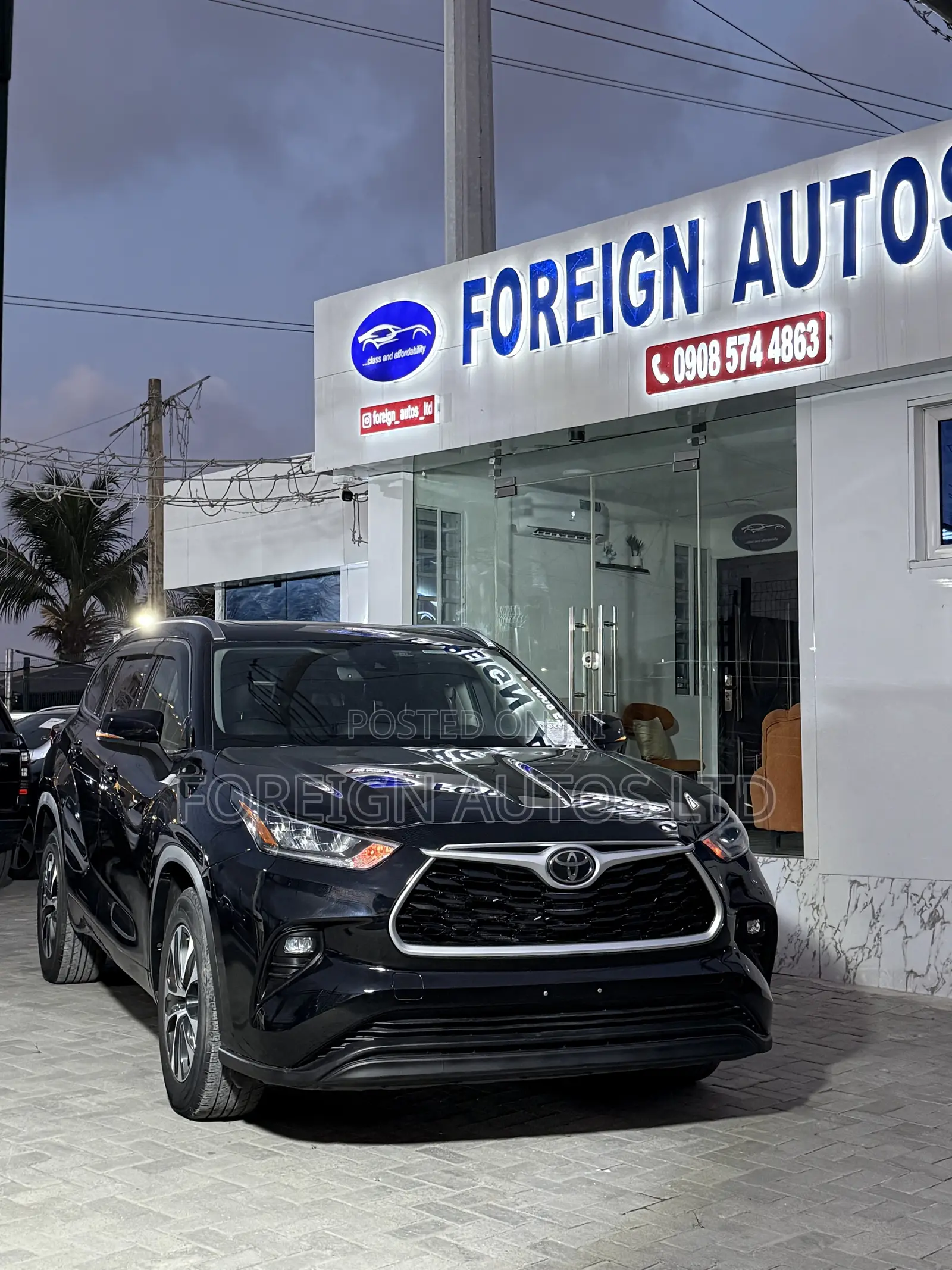Toyota Highlander 2020 Black