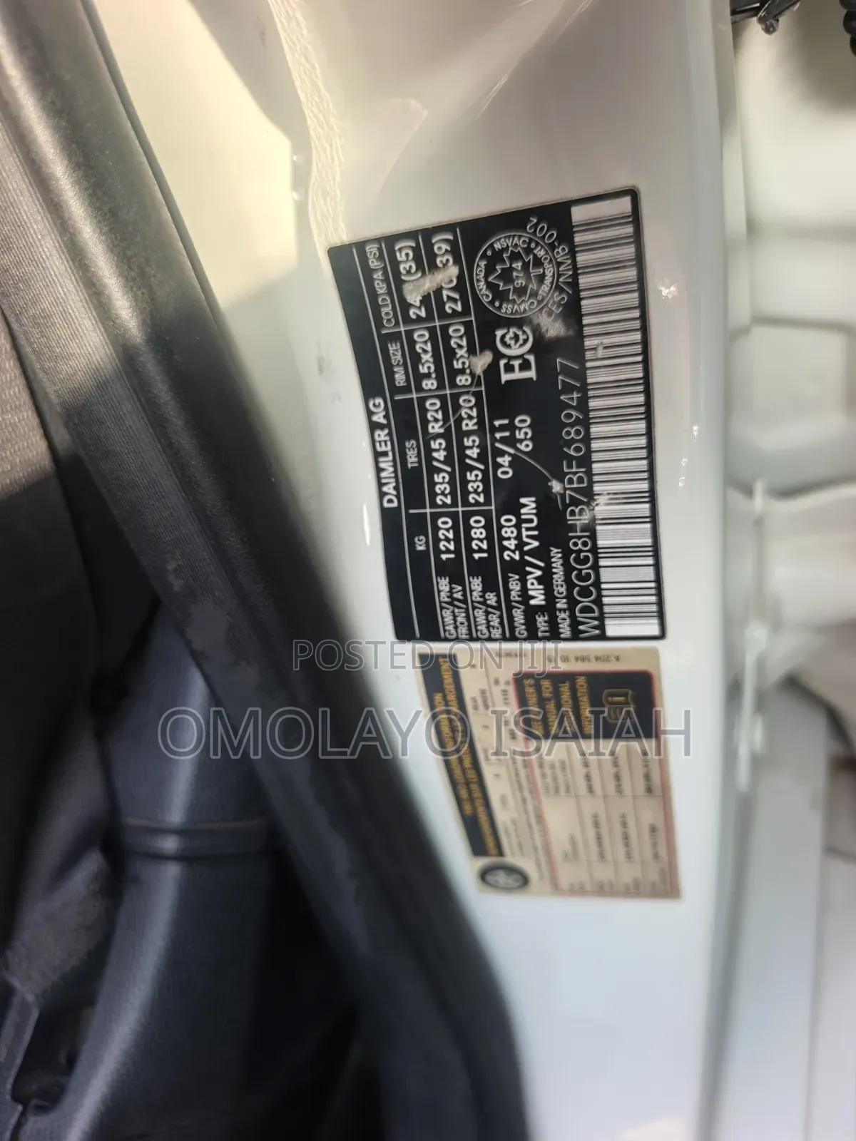 Mercedes-Benz GLK-Class 350 4MATIC 2011 Off white