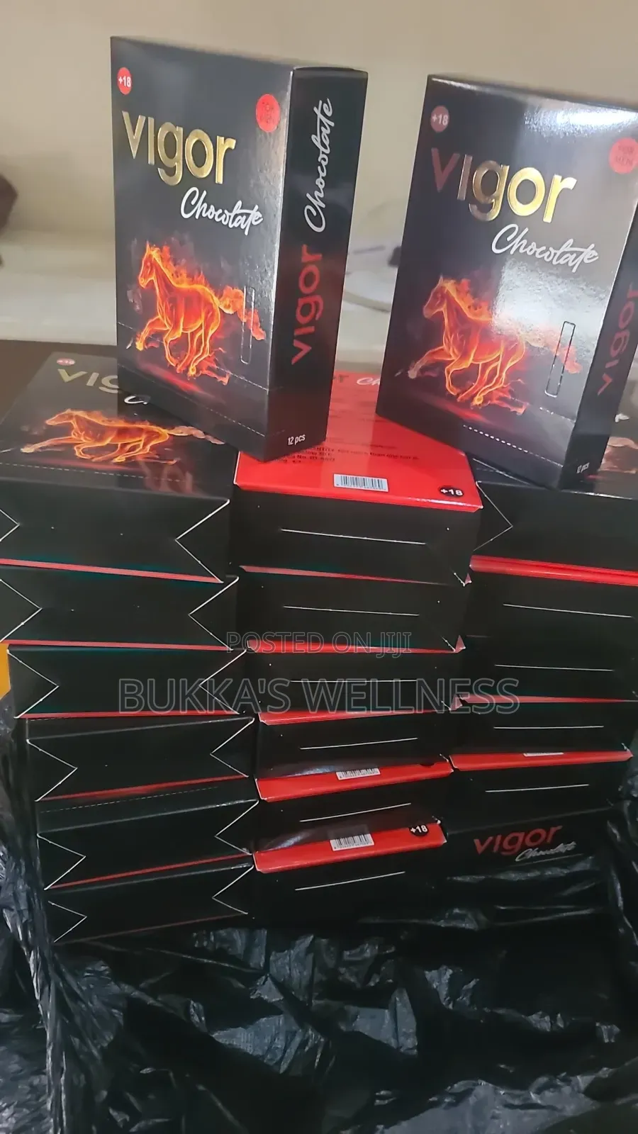 Vigor Chocolate – Adult Chocolate Supplement (12 Pieces)