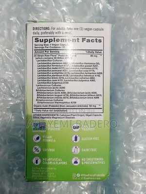 Raw Flora Probiotic-25 - 33 Capsules