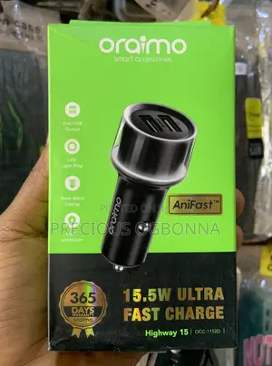 Oraimo Car Charger 15.5w Ultra Fast