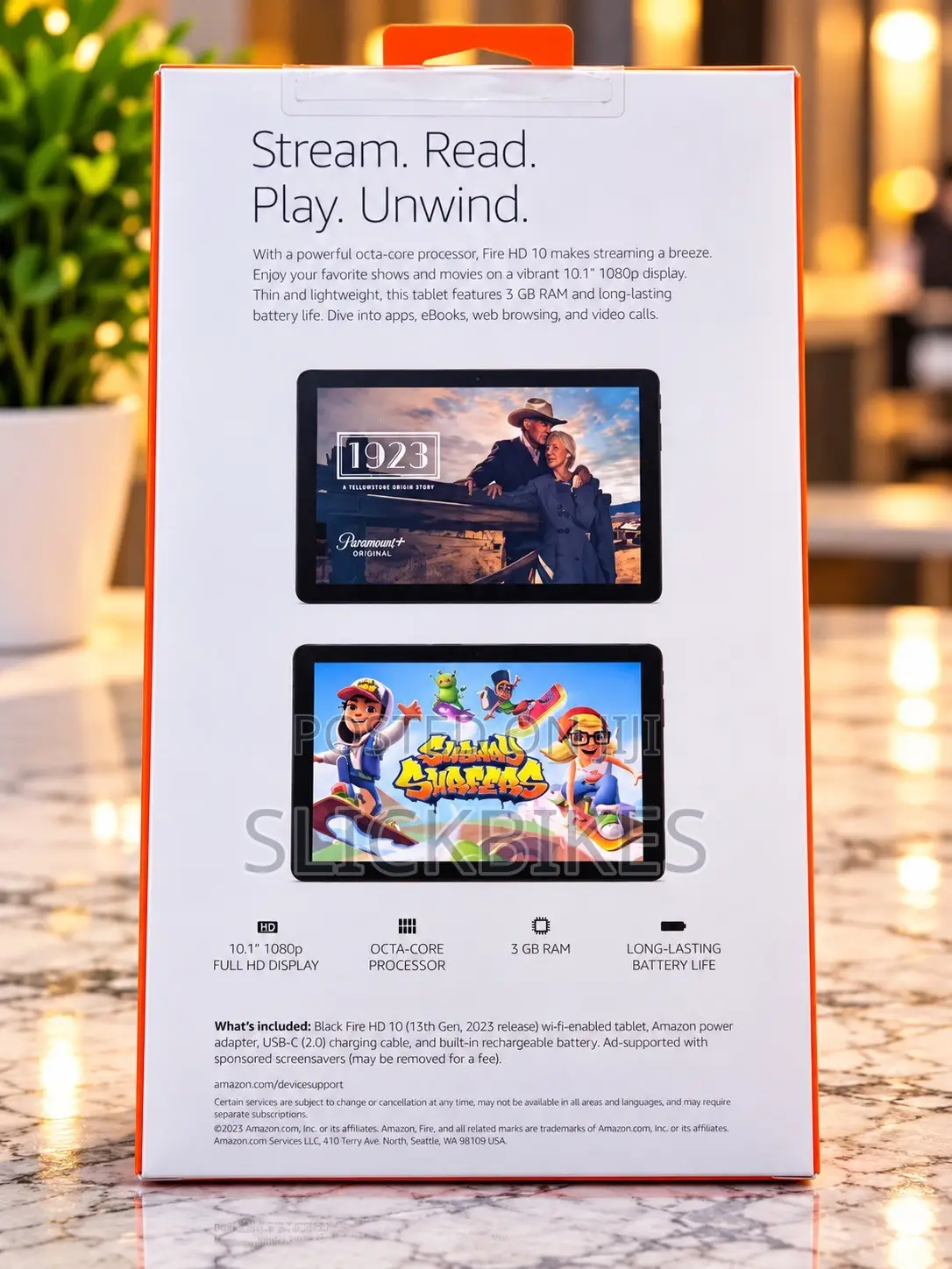 New Amazon Fire HD 10 32 GB Black