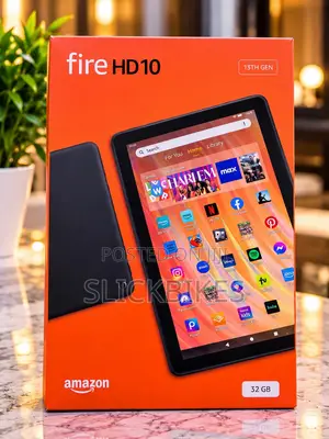 New Amazon Fire HD 10 32 GB Black