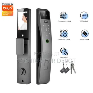 Tuya Smart Aluminum Alloy Fingerprint & 3D Face Recognition Lock