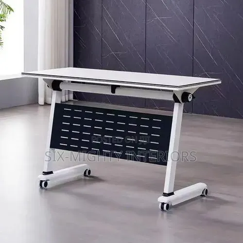 Moveable Foldable Computer Table With Wheels