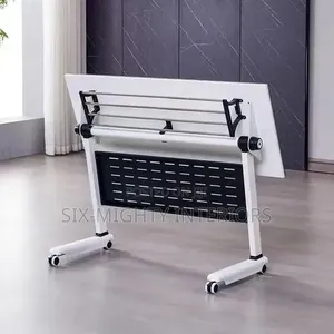 Moveable Foldable Computer Table With Wheels