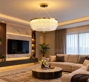 Gold Plated Modern Crystal Chandelier Lights Luxury Pendant