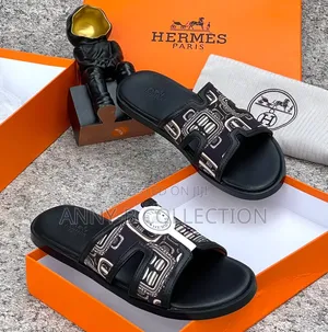 Original Hermes Paris Men Pam Slide