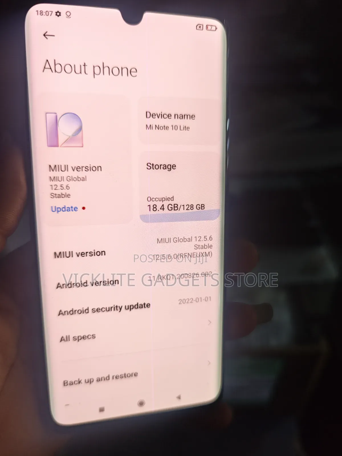 Xiaomi Mi Note 10 Lite 128 GB Black
