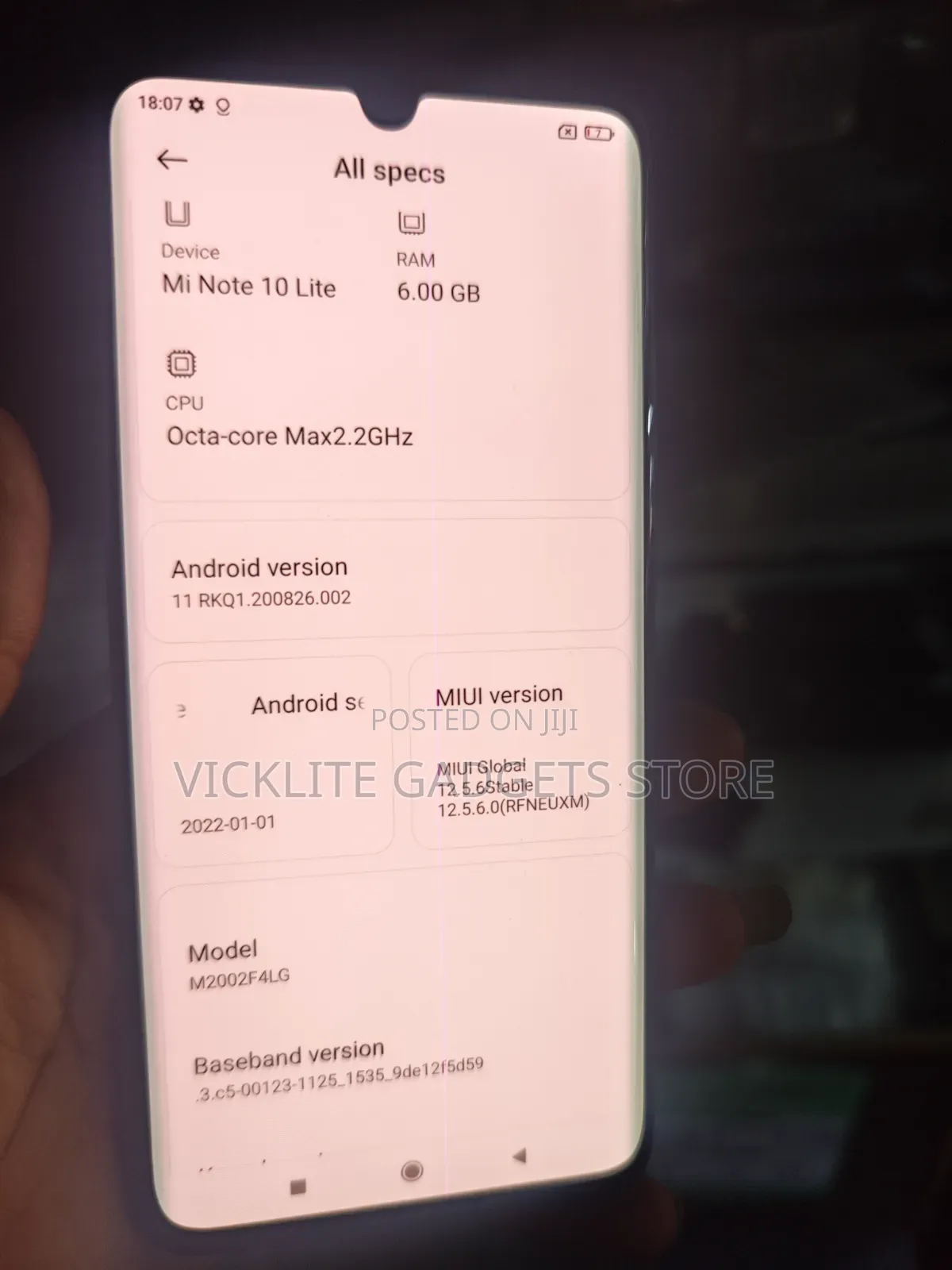Xiaomi Mi Note 10 Lite 128 GB Black