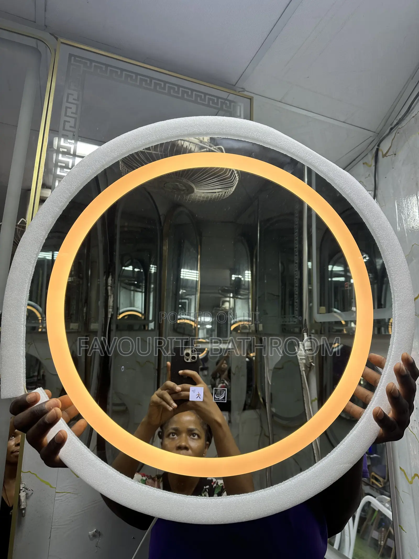 60by60cm Frontlight Human Censor LED Mirror