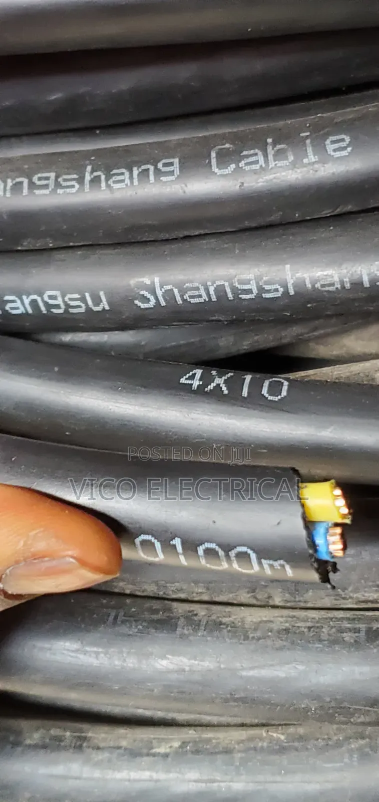 10mmx4 Armoured Cable Copper