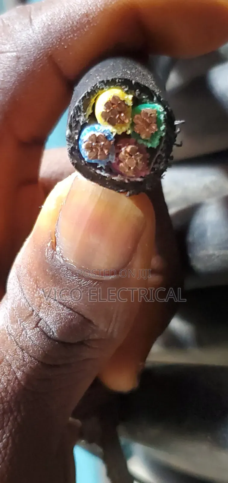 10mmx4 Armoured Cable Copper