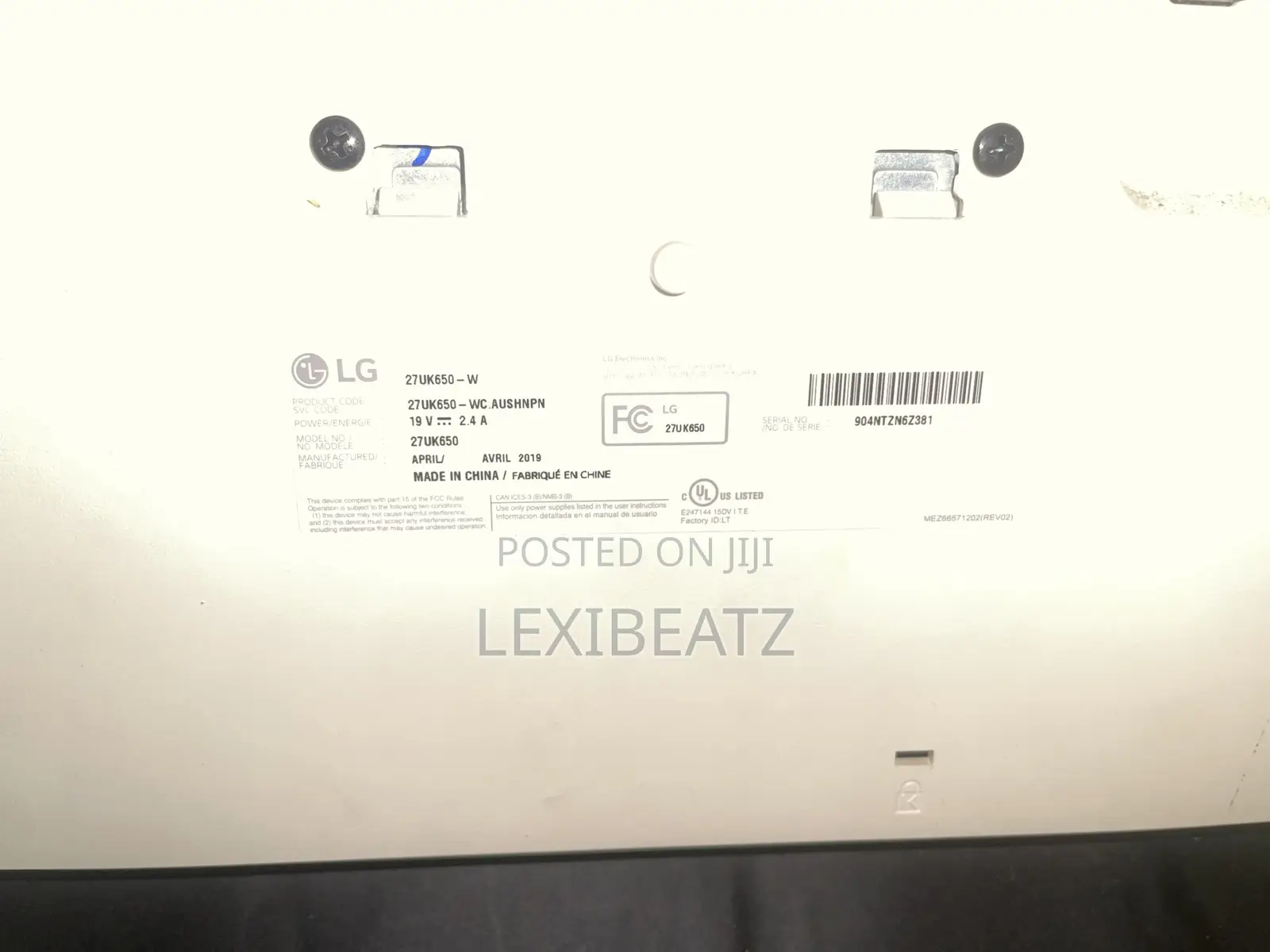 LG and HP Monitors 23, 25s