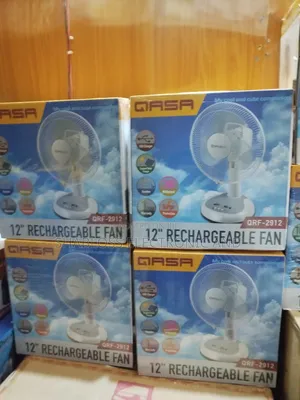 12 Inch Qasa Rechargeable Table Fan Wholesale Supply Nigeria