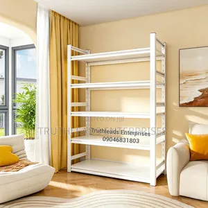 Storage and Display Rack With Protective Sides Guards