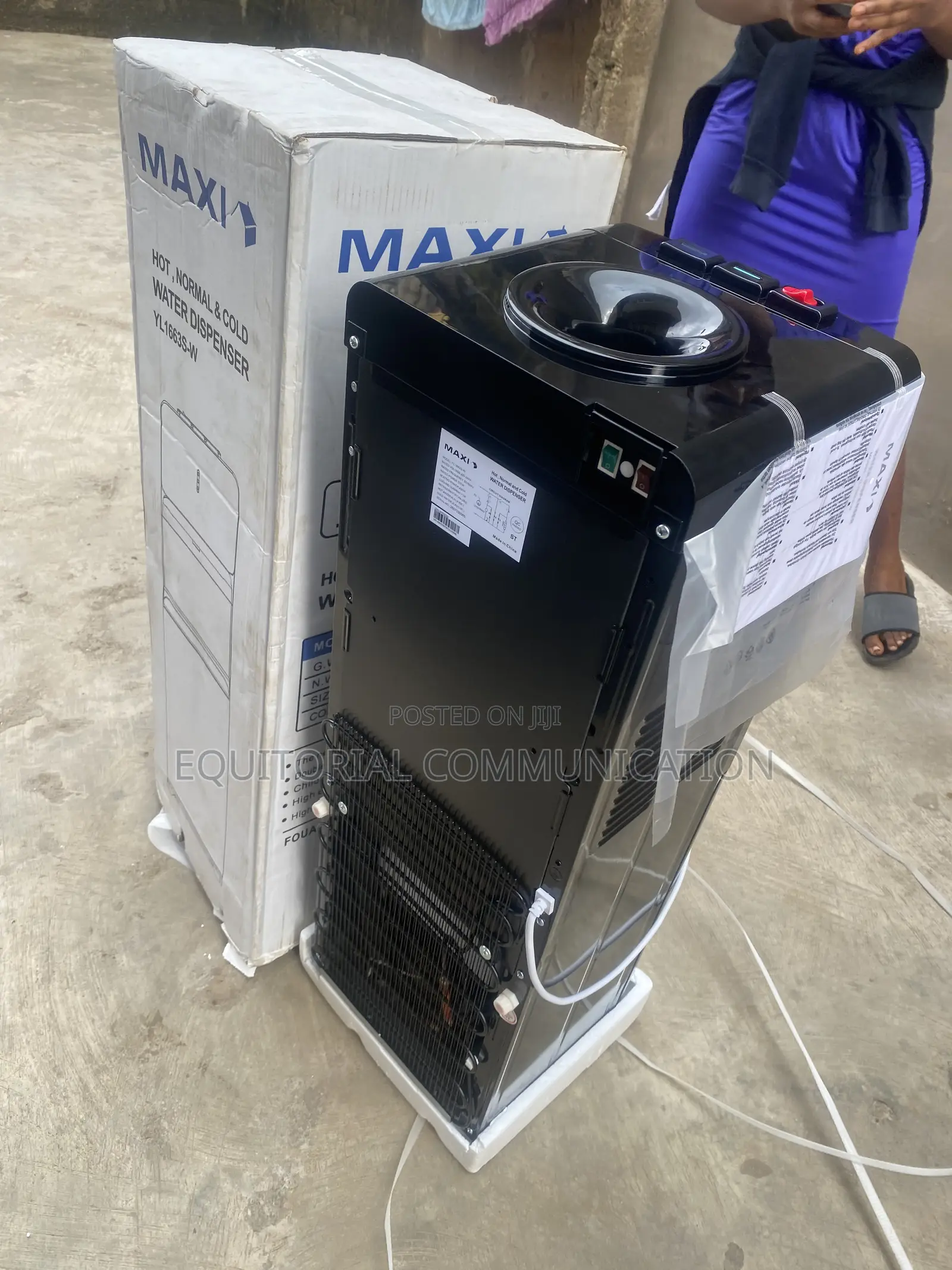 MAXI YL1663S-W Hot, Cold and Normal Water Supply Dispenser