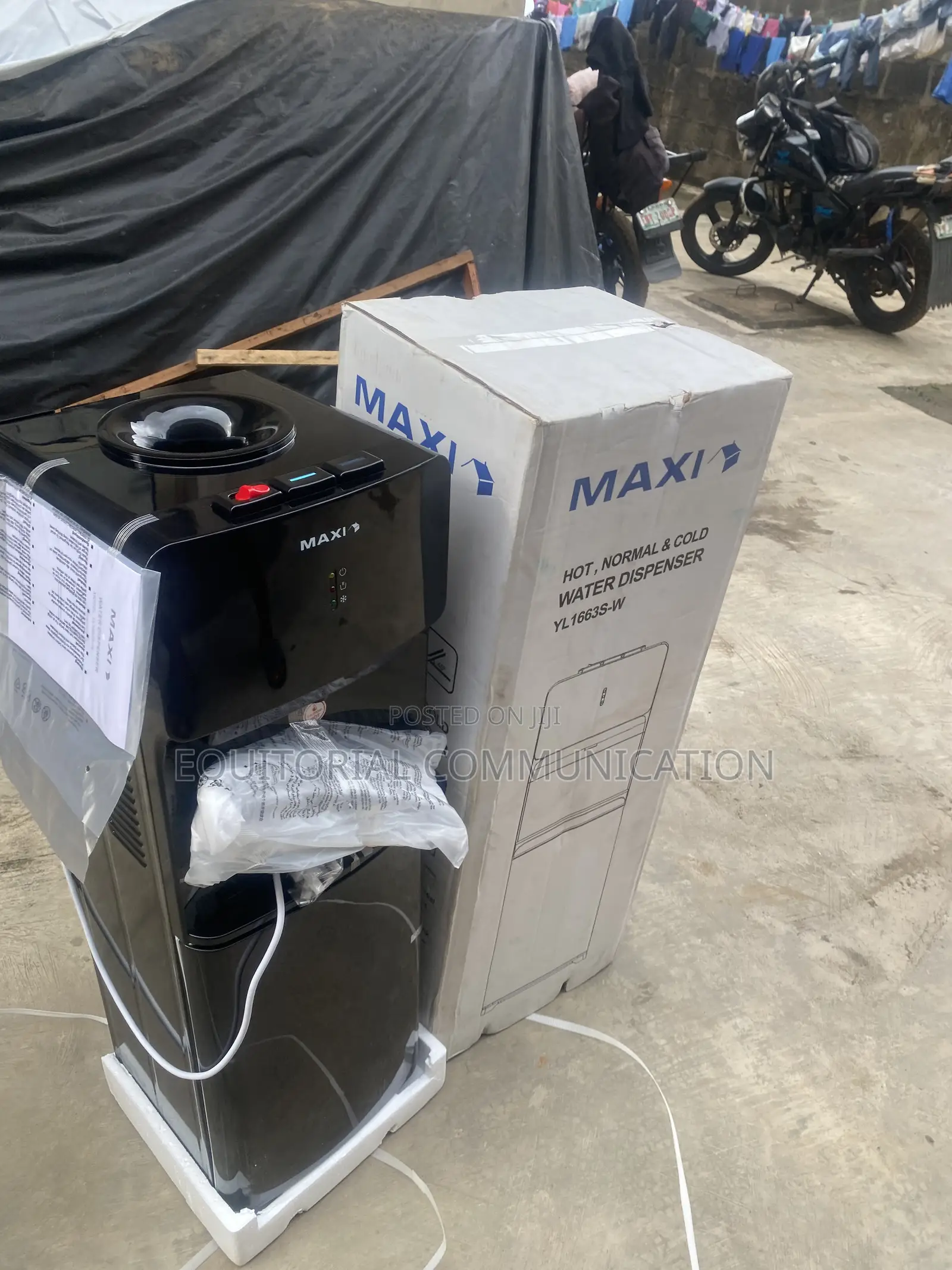 MAXI YL1663S-W Water Dispenser With Separate Hot and Cold Taps