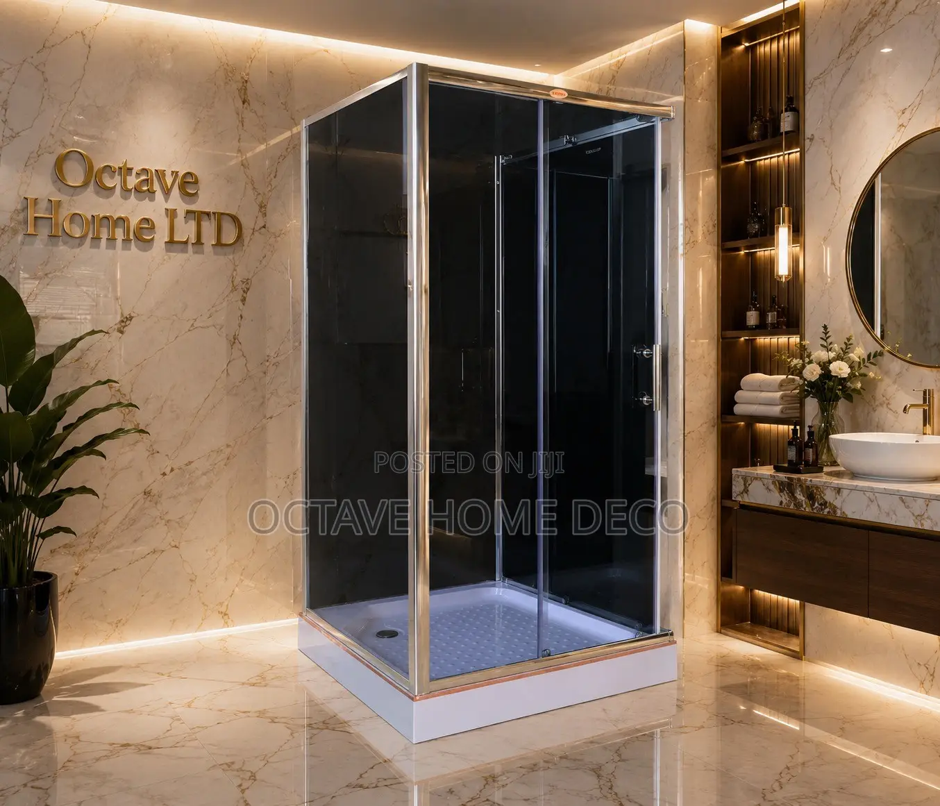 Center Cubicle (Three Side Glasses)