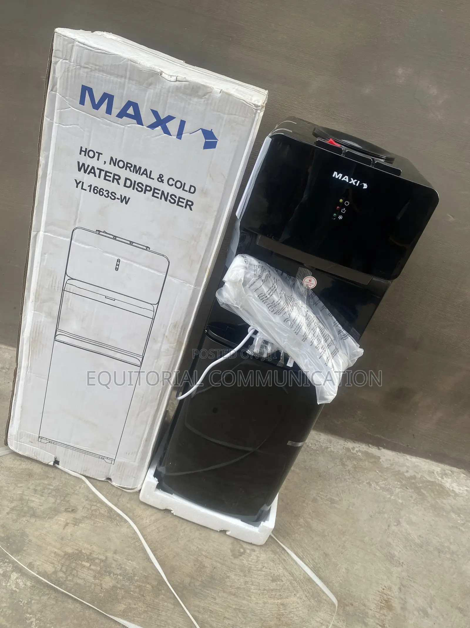 MAXI YL1663S-W Water Dispenser With Efficient Cooling Technology