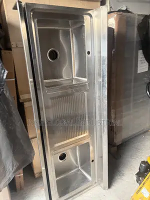 Industrial Double Sink With Working Station