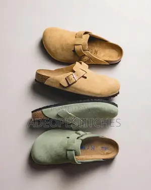 Suede Clogs