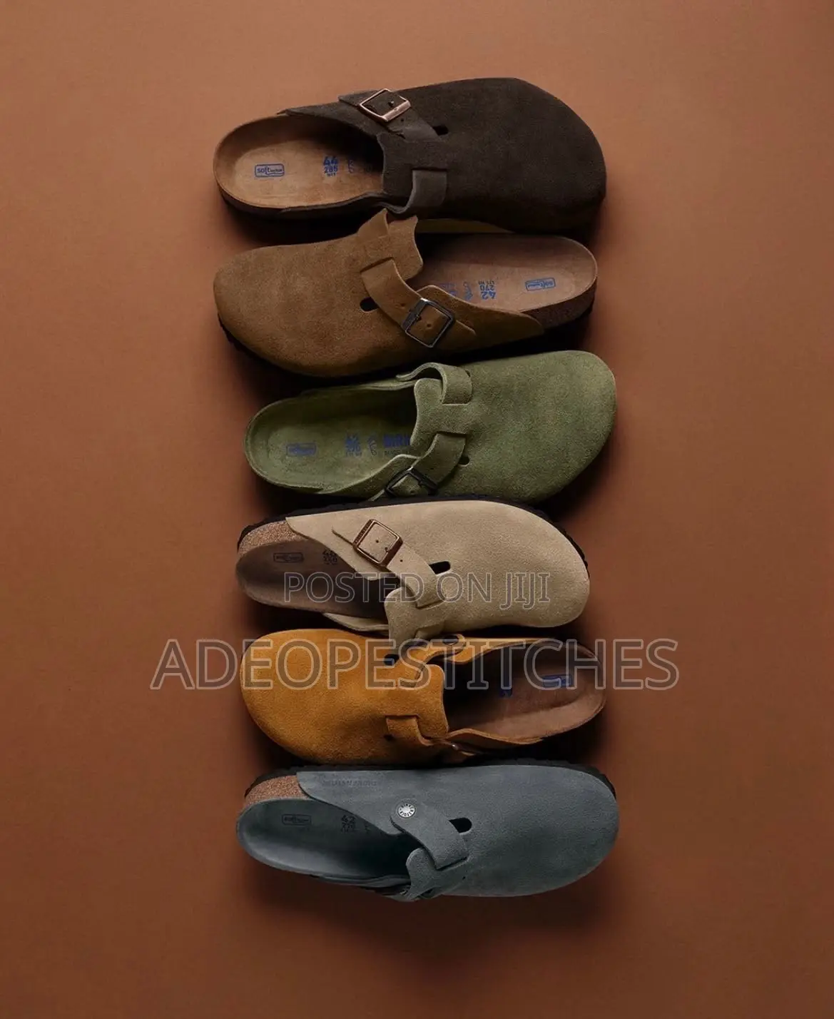 Suede Clogs