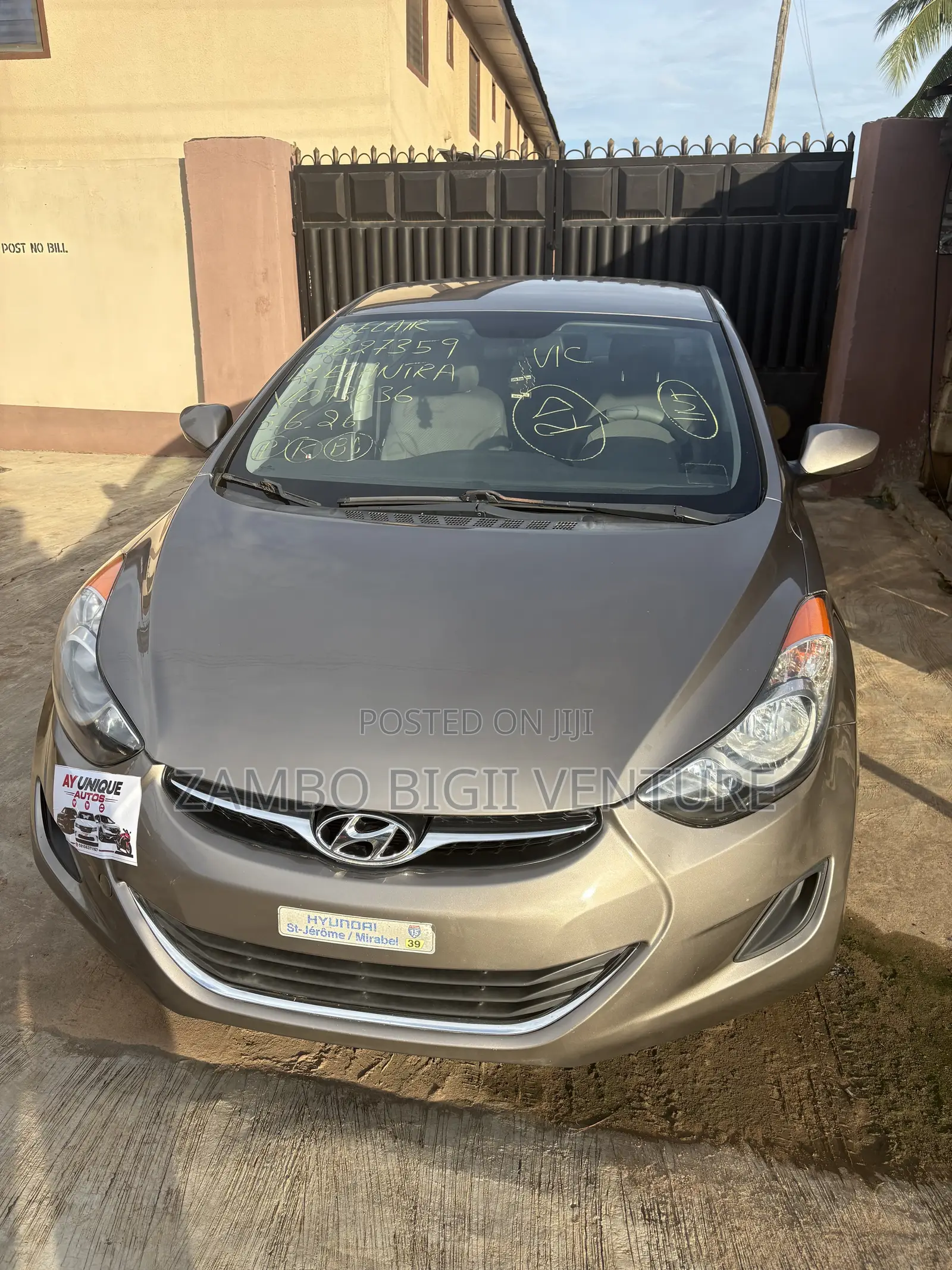 Hyundai Elantra 2013 Gray