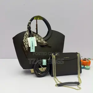 Chrisbella Boat Shaped 2 in 1 Handbag