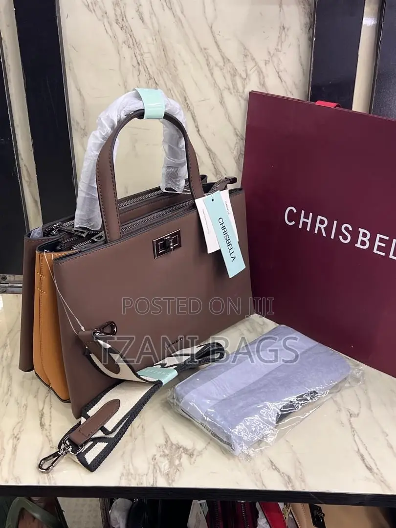 Chrisbella Boxed Tote Handag