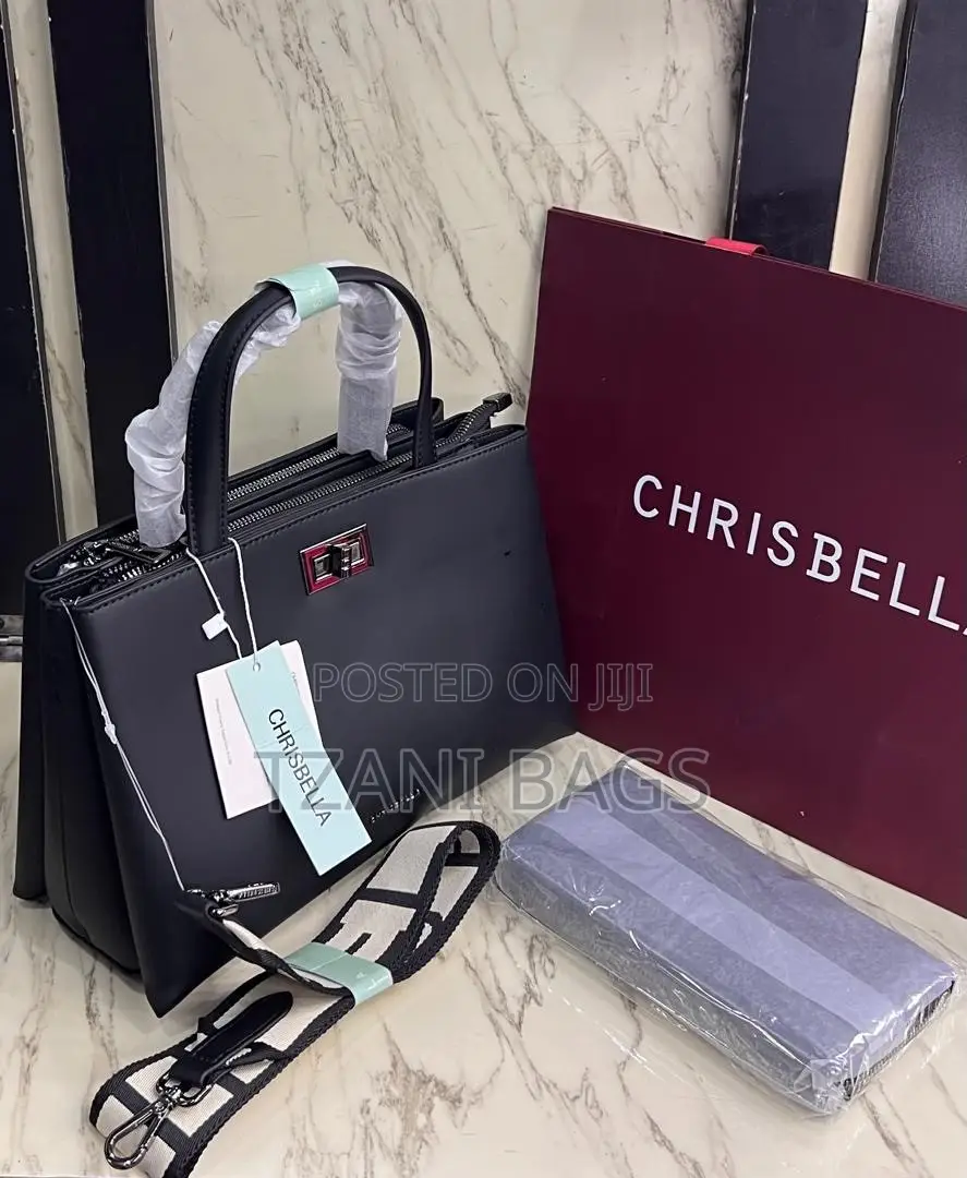 Chrisbella Boxed Tote Handag