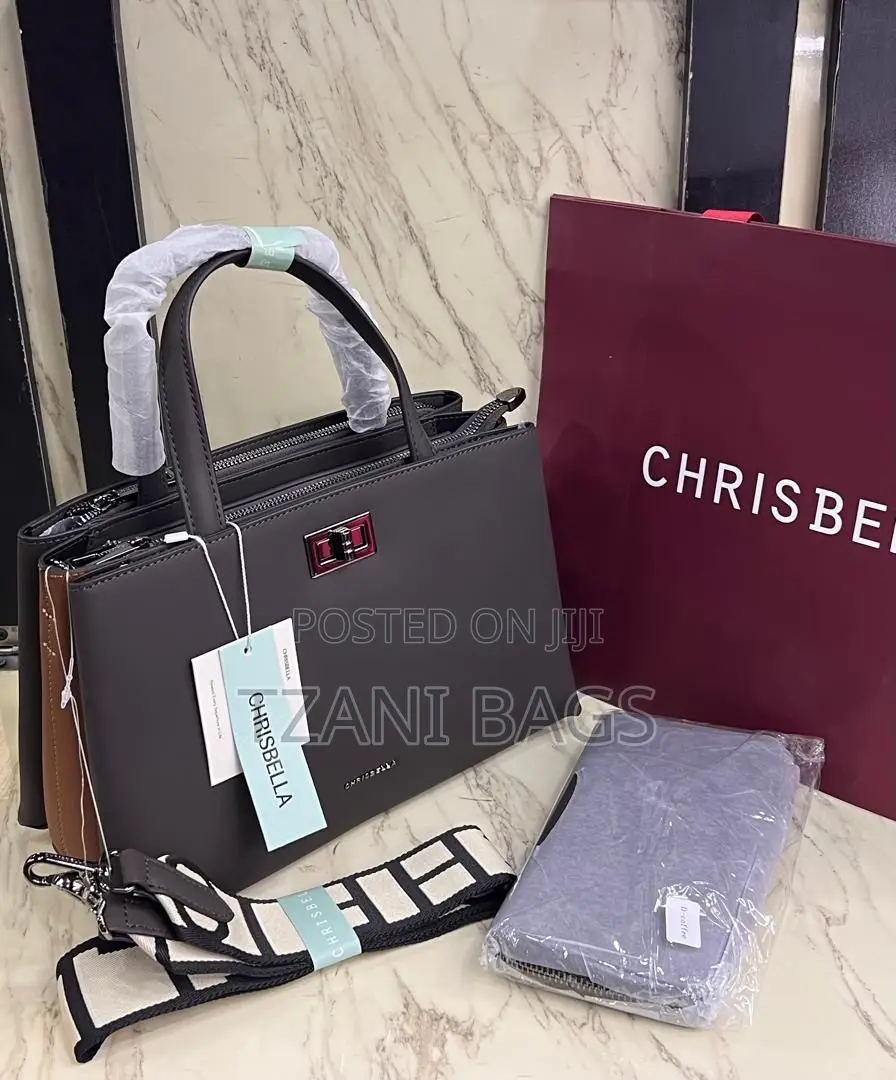 Chrisbella Boxed Tote Handag