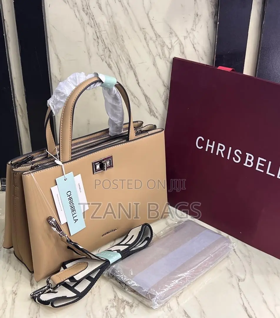 Chrisbella Boxed Tote Handag