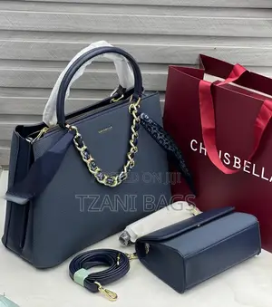 Chrisbella Woven Straps Leather Handbag