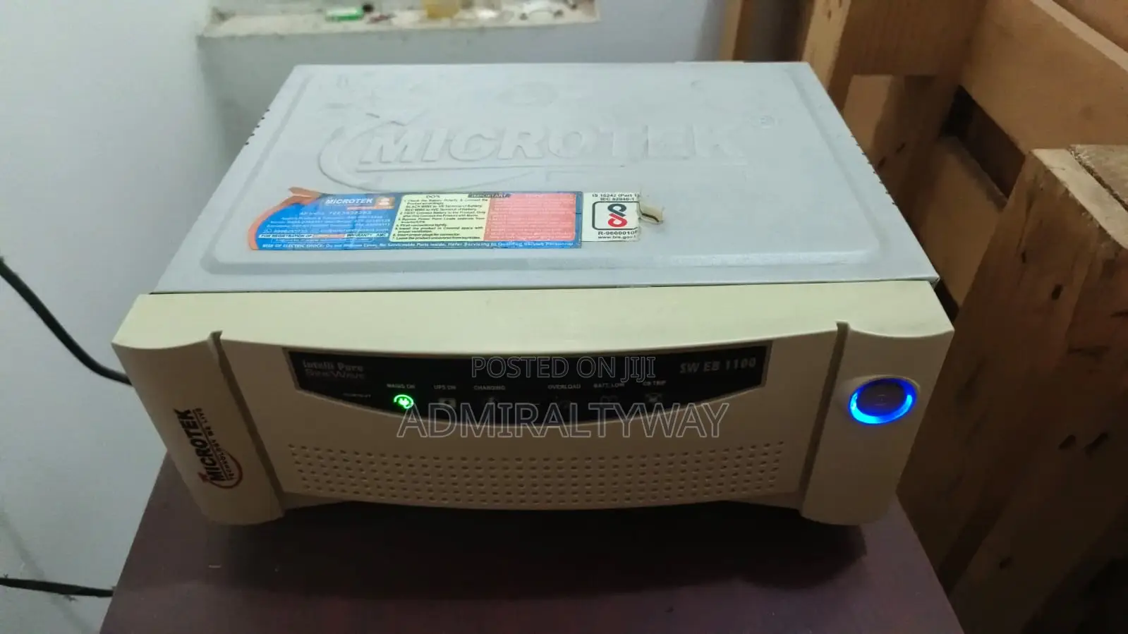 Microtek 1100VA Pure Sine Wave Inverter - Excellent Condition