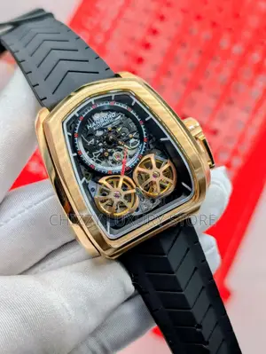 Hanboro Authentic Quality Luxury Men Automatic Engine Wristwatch