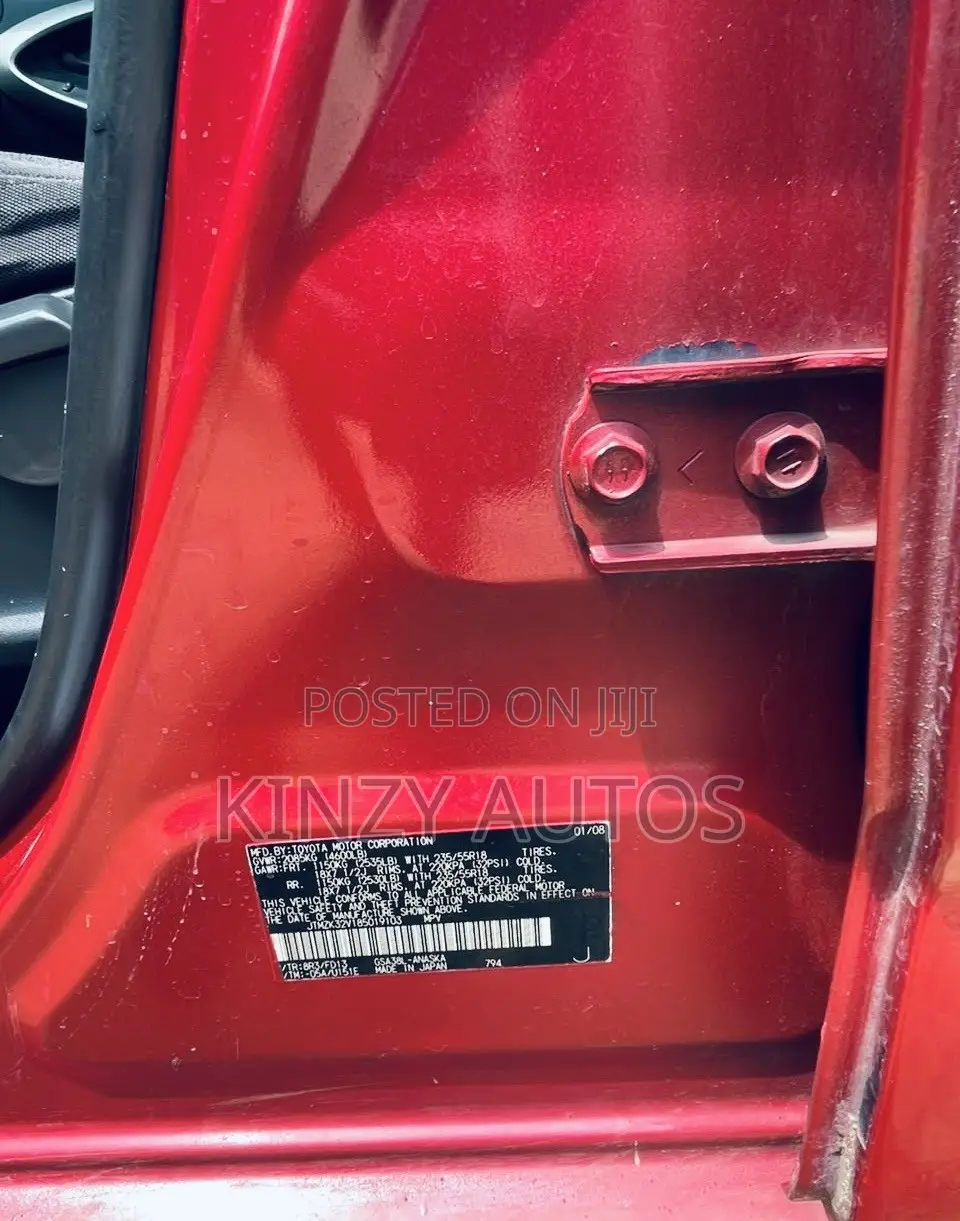Toyota RAV4 Limited V6 2008 Red