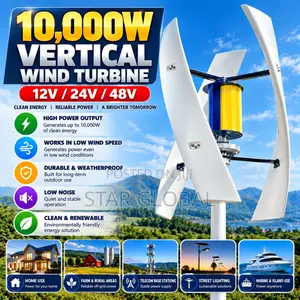 Let the Wind Work for You : 10,000w 48v Vertical Wind Turbine