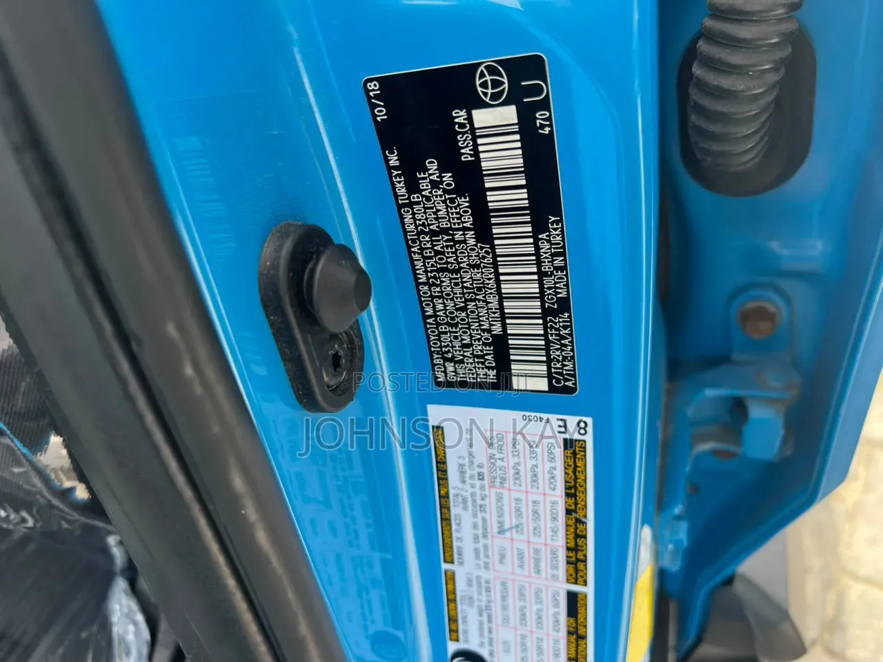 Toyota C-HR 2019 Blue