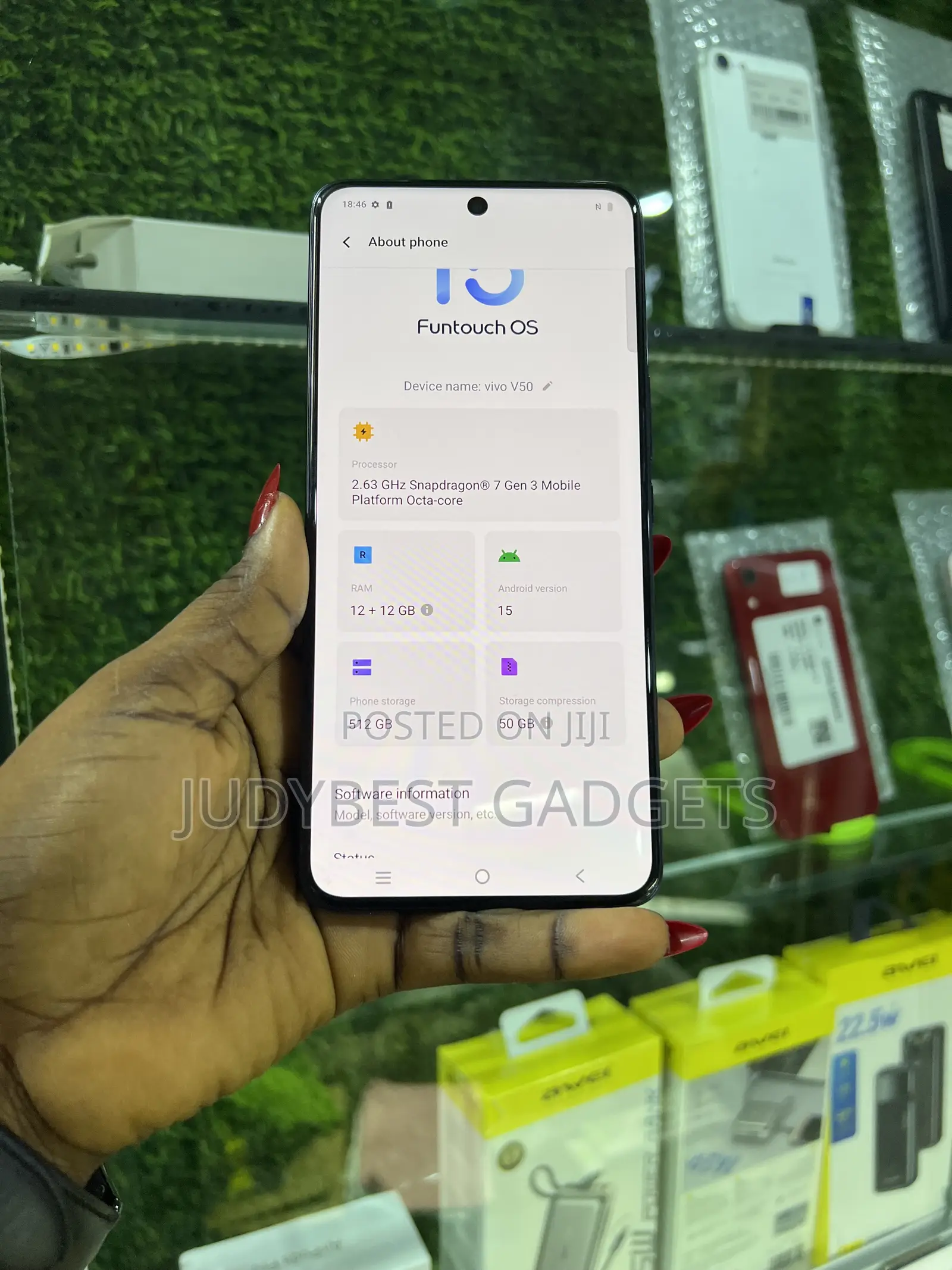 Vivo V50 512 GB Blue